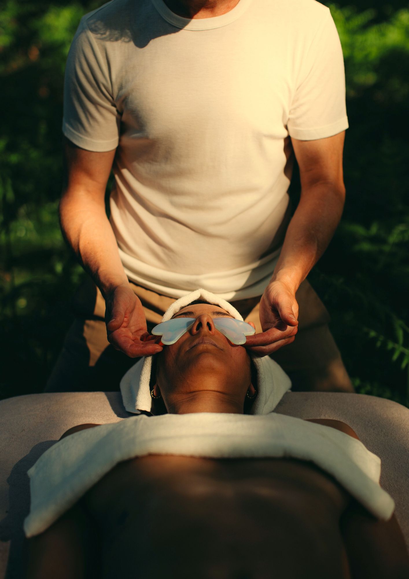 The glowing face massage - Fabien massage Biarritz Pays basque